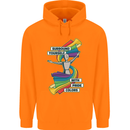 LGBT Surround Yourself Gay Pride Colours Mens 80% Cotton Hoodie Orange