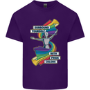 LGBT Surround Yourself Gay Pride Colours Mens Cotton T-Shirt Tee Top Purple