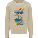 LGBT Surround Yourself Gay Pride Colours Mens Sweatshirt Jumper Sand