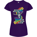 LGBT Surround Yourself Gay Pride Colours Womens Petite Cut T-Shirt Purple