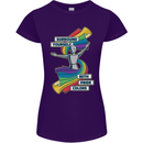LGBT Surround Yourself Gay Pride Colours Womens Petite Cut T-Shirt Purple