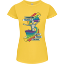 LGBT Surround Yourself Gay Pride Colours Womens Petite Cut T-Shirt Yellow