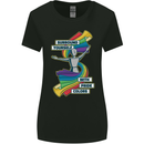 LGBT Surround Yourself Gay Pride Colours Womens Wider Cut T-Shirt Black