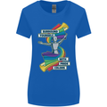 LGBT Surround Yourself Gay Pride Colours Womens Wider Cut T-Shirt Royal Blue
