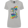 LGBT Surround Yourself Gay Pride Colours Womens Wider Cut T-Shirt Sports Grey