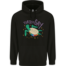 LGBT Turtle Gay Pride Day Awareness Childrens Kids Hoodie Black