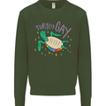 LGBT Turtle Gay Pride Day Awareness Kids Sweatshirt Jumper Forest Green