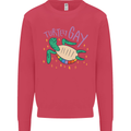 LGBT Turtle Gay Pride Day Awareness Kids Sweatshirt Jumper Heliconia