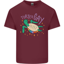 LGBT Turtle Gay Pride Day Awareness Mens Cotton T-Shirt Tee Top Maroon