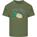 LGBT Turtle Gay Pride Day Awareness Mens Cotton T-Shirt Tee Top Military Green