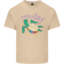 LGBT Turtle Gay Pride Day Awareness Mens Cotton T-Shirt Tee Top Sand
