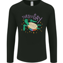 LGBT Turtle Gay Pride Day Awareness Mens Long Sleeve T-Shirt Black