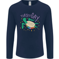 LGBT Turtle Gay Pride Day Awareness Mens Long Sleeve T-Shirt Navy Blue