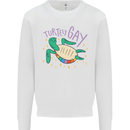 LGBT Turtle Gay Pride Day Awareness Mens Sweatshirt Jumper White