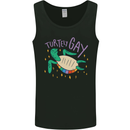 LGBT Turtle Gay Pride Day Awareness Mens Vest Tank Top Black