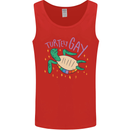 LGBT Turtle Gay Pride Day Awareness Mens Vest Tank Top Red