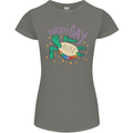 LGBT Turtle Gay Pride Day Awareness Womens Petite Cut T-Shirt Charcoal