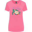 LGBT Turtle Gay Pride Day Awareness Womens Wider Cut T-Shirt Azalea
