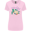 LGBT Turtle Gay Pride Day Awareness Womens Wider Cut T-Shirt Light Pink