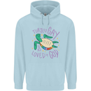 LGBT Turtle Loved By God Gay Pride Childrens Kids Hoodie Light Blue