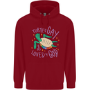 LGBT Turtle Loved By God Gay Pride Childrens Kids Hoodie Red