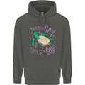 LGBT Turtle Loved By God Gay Pride Childrens Kids Hoodie Storm Grey
