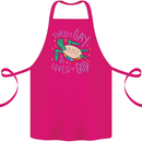LGBT Turtle Loved By God Gay Pride Cotton Apron 100% Organic Pink