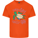 LGBT Turtle Loved By God Gay Pride Kids T-Shirt Childrens Orange