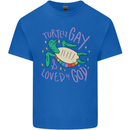 LGBT Turtle Loved By God Gay Pride Kids T-Shirt Childrens Royal Blue