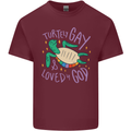 LGBT Turtle Loved By God Gay Pride Mens Cotton T-Shirt Tee Top Maroon