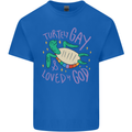 LGBT Turtle Loved By God Gay Pride Mens Cotton T-Shirt Tee Top Royal Blue