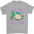 LGBT Turtle Loved By God Gay Pride Mens T-Shirt Cotton Gildan Sports Grey