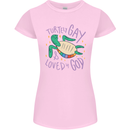 LGBT Turtle Loved By God Gay Pride Womens Petite Cut T-Shirt Light Pink