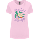 LGBT Turtle Loved By God Gay Pride Womens Wider Cut T-Shirt Light Pink