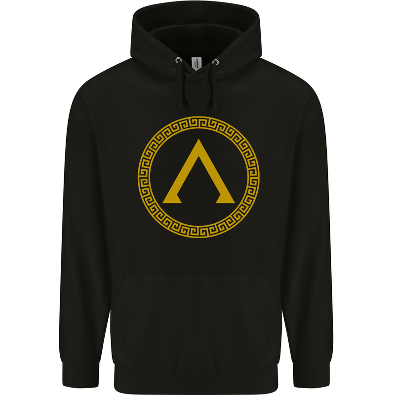 Lambda Gym Spartan Bodybuilding Fitness Childrens Kids Hoodie Black