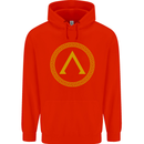 Lambda Gym Spartan Bodybuilding Fitness Childrens Kids Hoodie Bright Red