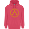 Lambda Gym Spartan Bodybuilding Fitness Childrens Kids Hoodie Heliconia