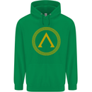 Lambda Gym Spartan Bodybuilding Fitness Childrens Kids Hoodie Irish Green