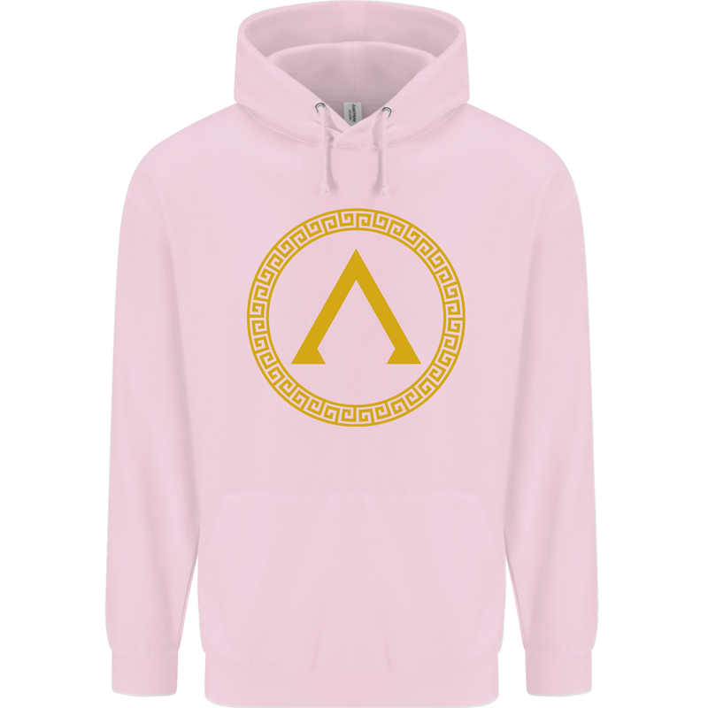 Lambda Gym Spartan Bodybuilding Fitness Childrens Kids Hoodie Light Pink