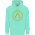 Lambda Gym Spartan Bodybuilding Fitness Childrens Kids Hoodie Peppermint
