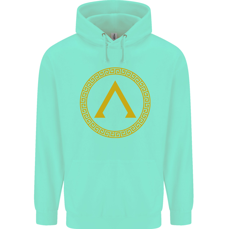 Lambda Gym Spartan Bodybuilding Fitness Childrens Kids Hoodie Peppermint