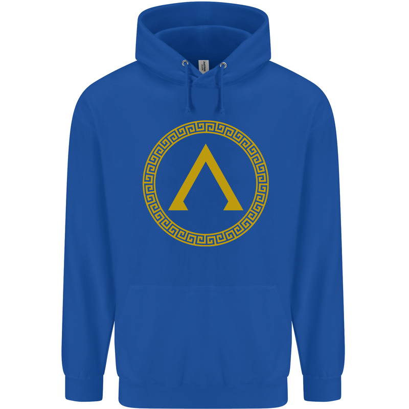 Lambda Gym Spartan Bodybuilding Fitness Childrens Kids Hoodie Royal Blue