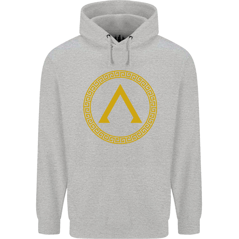 Lambda Gym Spartan Bodybuilding Fitness Childrens Kids Hoodie Sports Grey