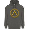 Lambda Gym Spartan Bodybuilding Fitness Childrens Kids Hoodie Storm Grey