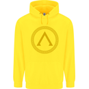 Lambda Gym Spartan Bodybuilding Fitness Childrens Kids Hoodie Yellow