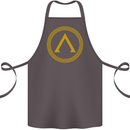 Lambda Gym Spartan Bodybuilding Fitness Cotton Apron 100% Organic Dark Grey
