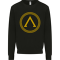 Lambda Gym Spartan Bodybuilding Fitness Kids Sweatshirt Jumper Black