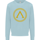 Lambda Gym Spartan Bodybuilding Fitness Kids Sweatshirt Jumper Light Blue