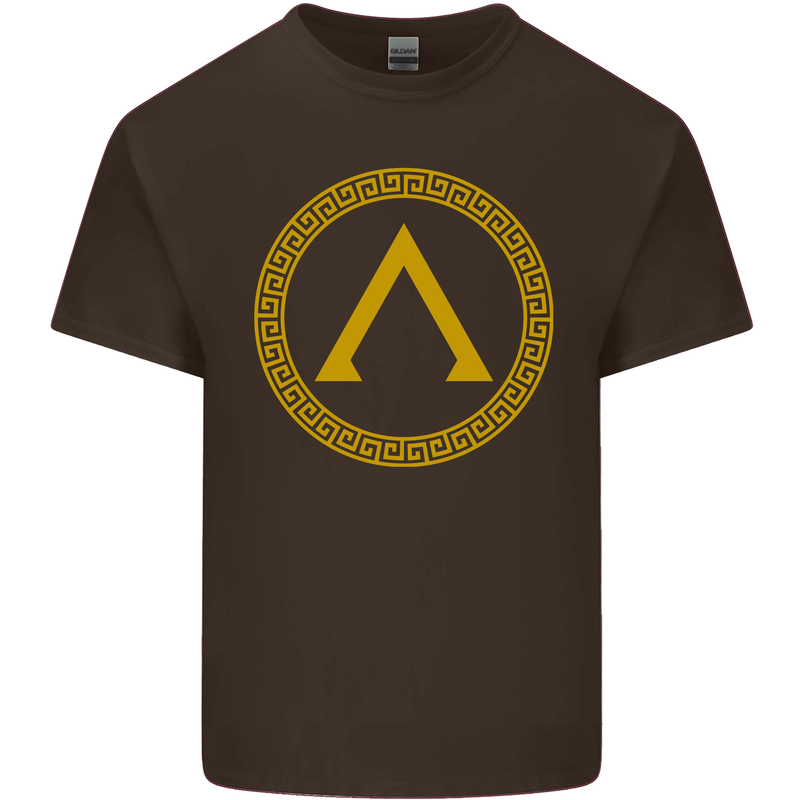 Lambda Gym Spartan Bodybuilding Fitness Kids T-Shirt Childrens Chocolate