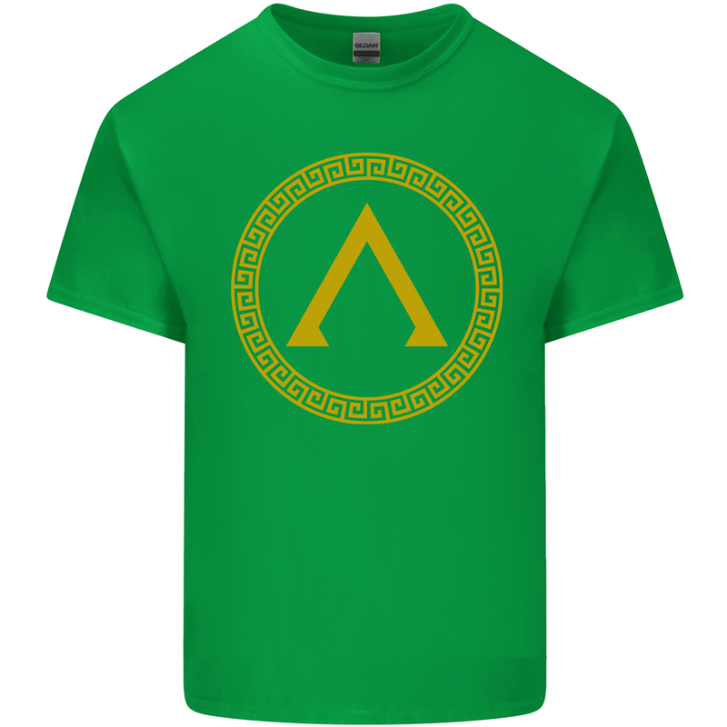 Lambda Gym Spartan Bodybuilding Fitness Kids T-Shirt Childrens Irish Green